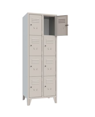 XLOCKERS® - ARMADIO CASELLARIO METALLICO IN ACCIAIO #8 POSTI
