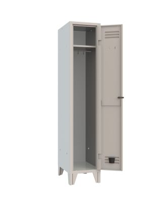 XLOCKERS® - ARMADIO SPOGLIATOIO METALLICO IN ACCIAIO #1 POSTO PROFONDITÀ 50CM