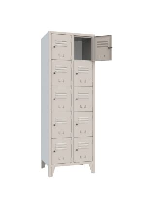 XLOCKERS® - ARMADIO CASELLARIO METALLICO IN ACCIAIO #10 POSTI