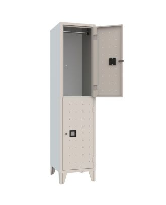 XLOCKERS® - ARMADIO SPOGLIATOIO METALLICO IN ACCIAIO #2 POSTI DI DESIGN