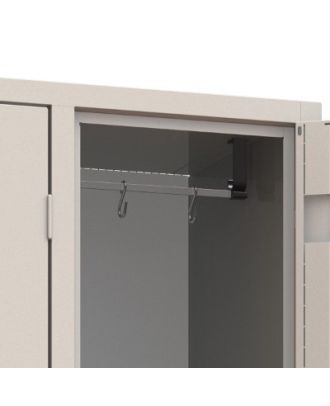 XLOCKERS® - ARMADIO SPOGLIATOIO METALLICO IN ACCIAIO #4 POSTI MULTISPAZIO PROFONDITÀ 50CM